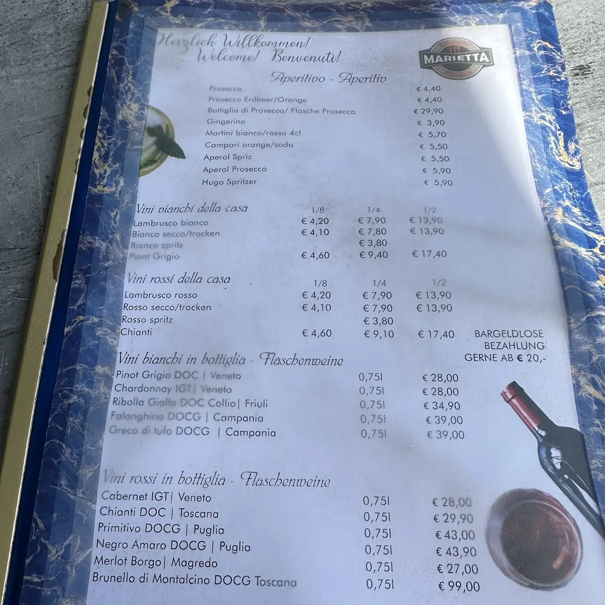 Speisekarte photo 1