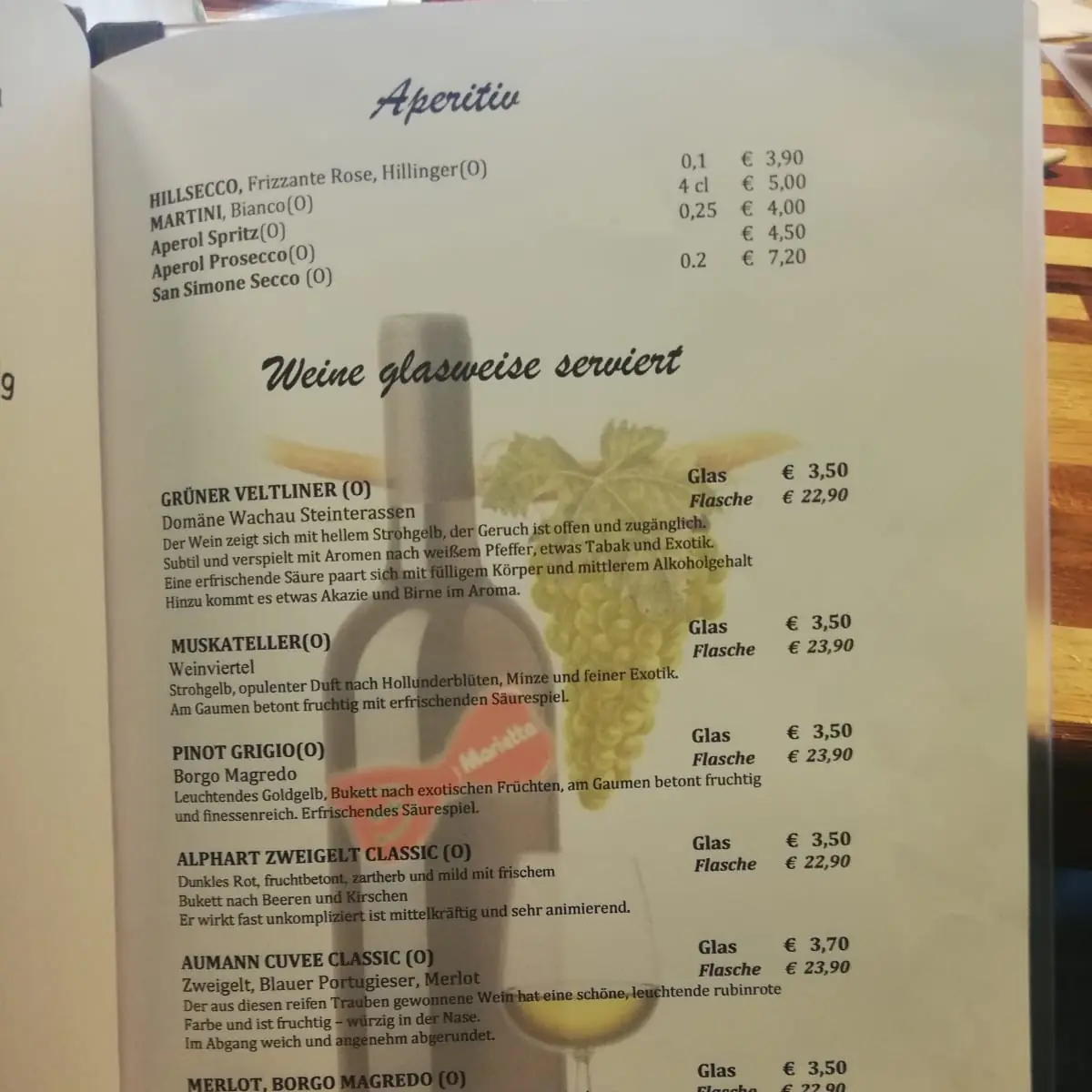 Speisekarte photo 5