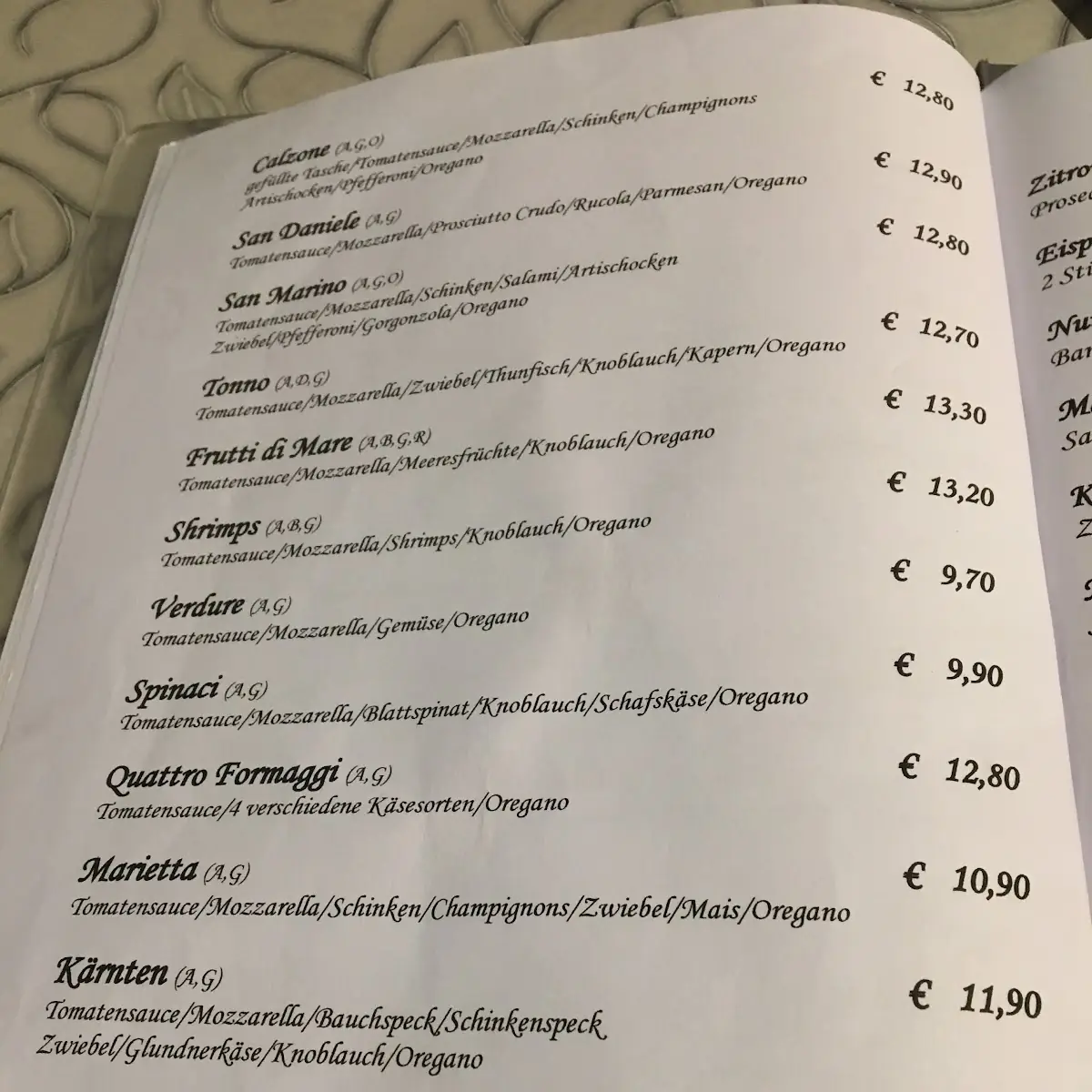 Speisekarte photo 6