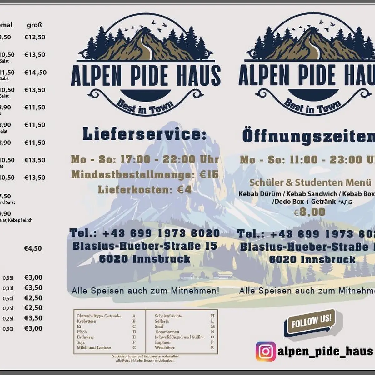 Speisekarte photo 2