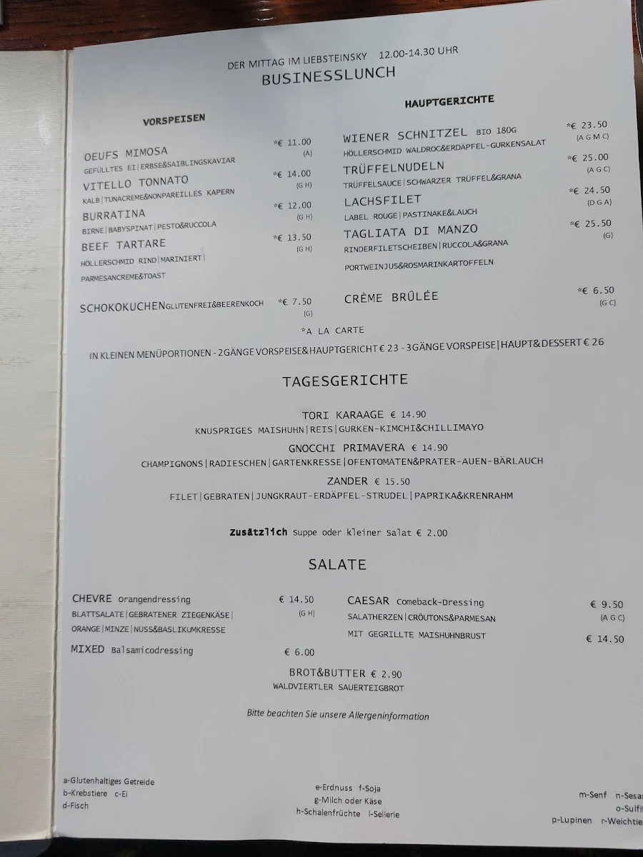 Speisekarte photo 2