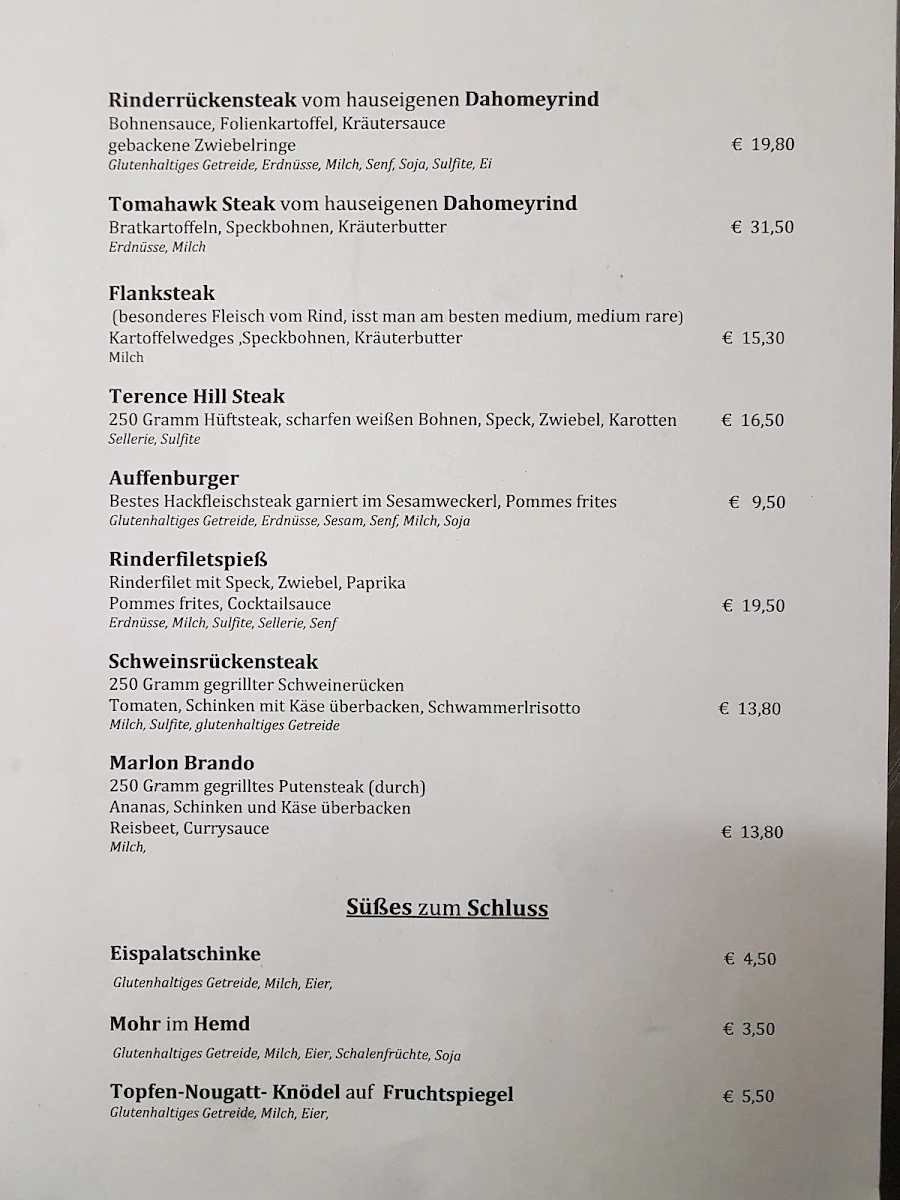 Speisekarte photo 1