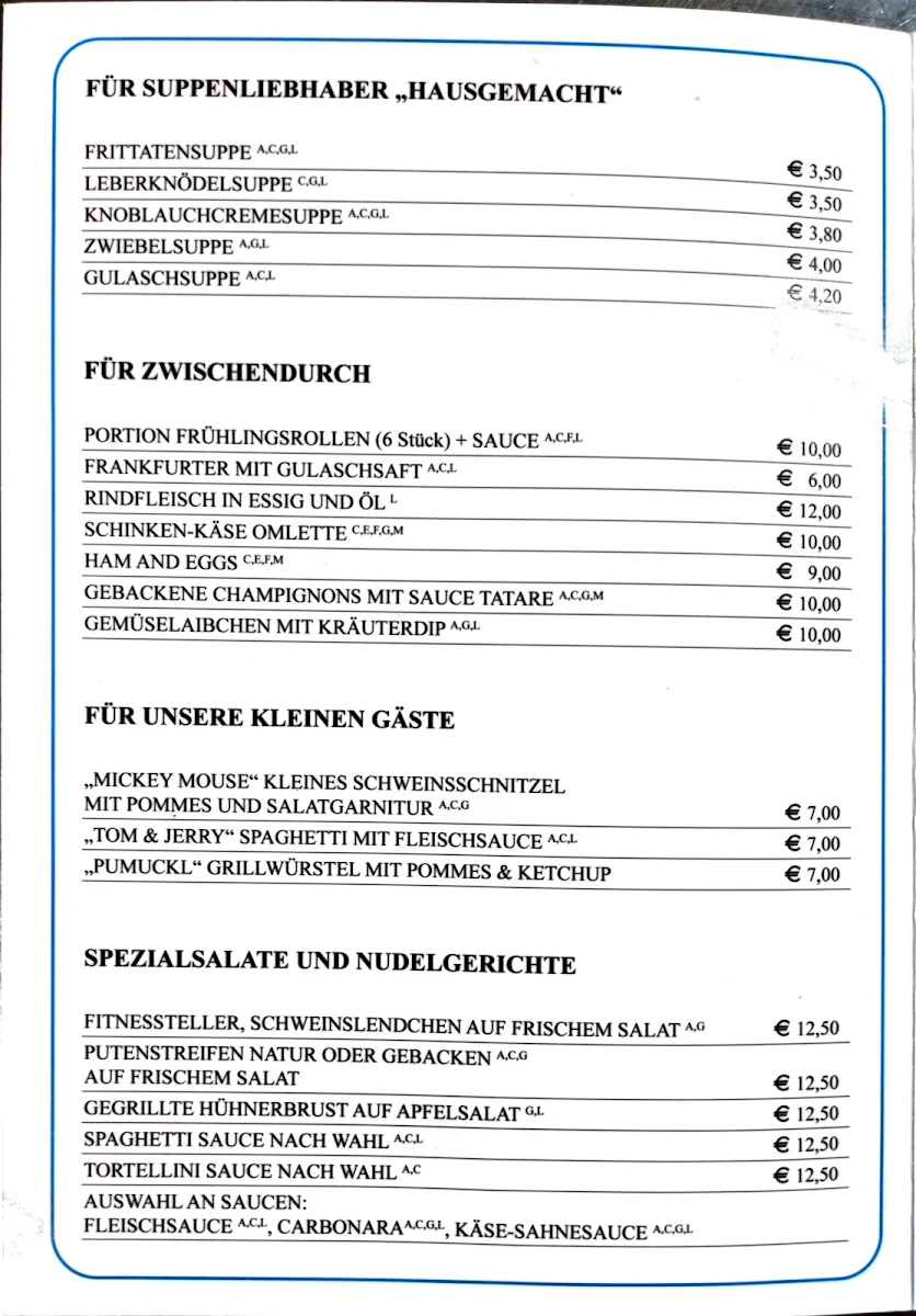 Speisekarte photo 2