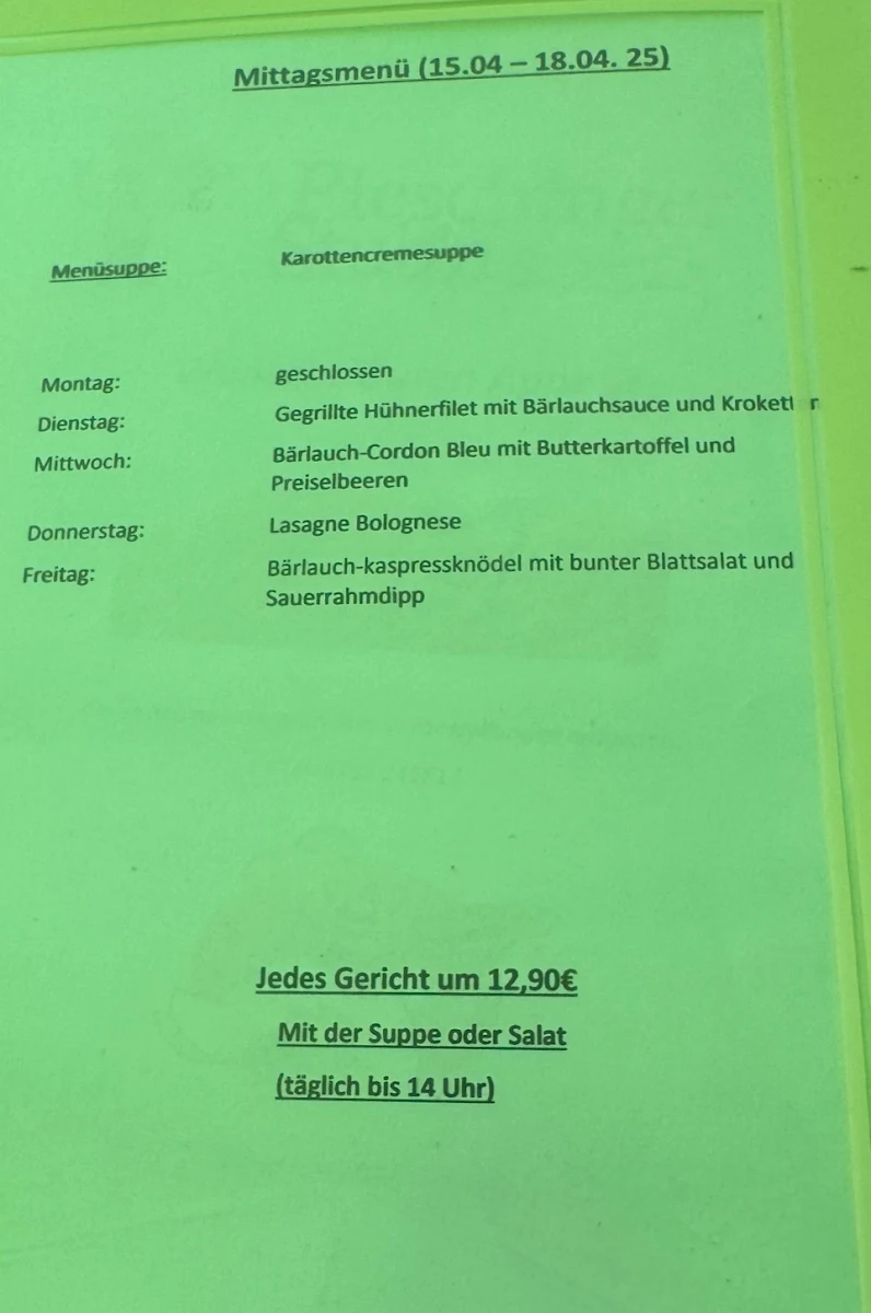 Speisekarte photo 1