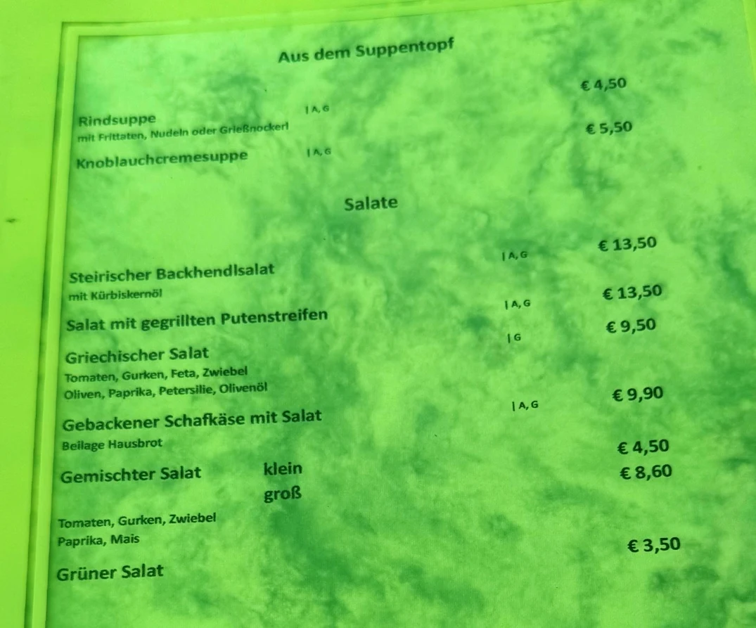 Speisekarte photo 6