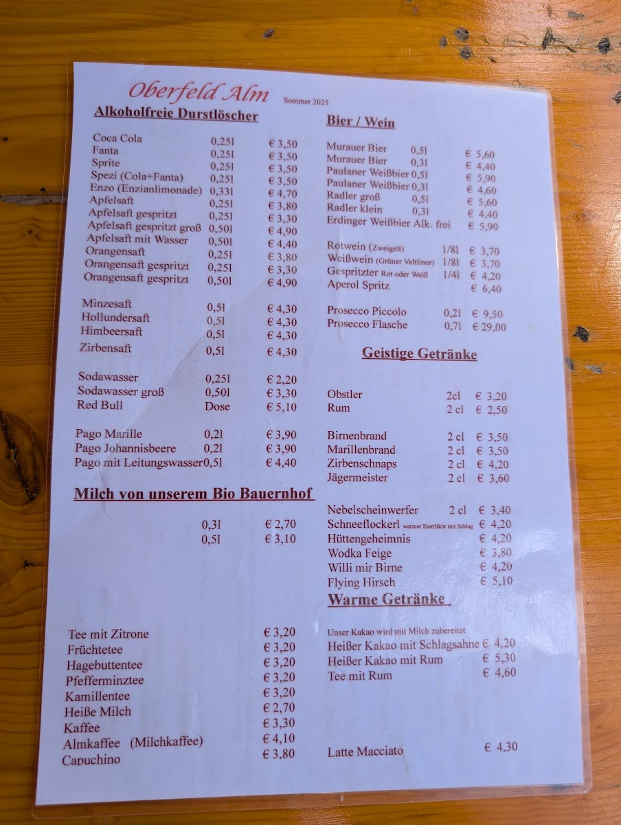 Speisekarte photo 5