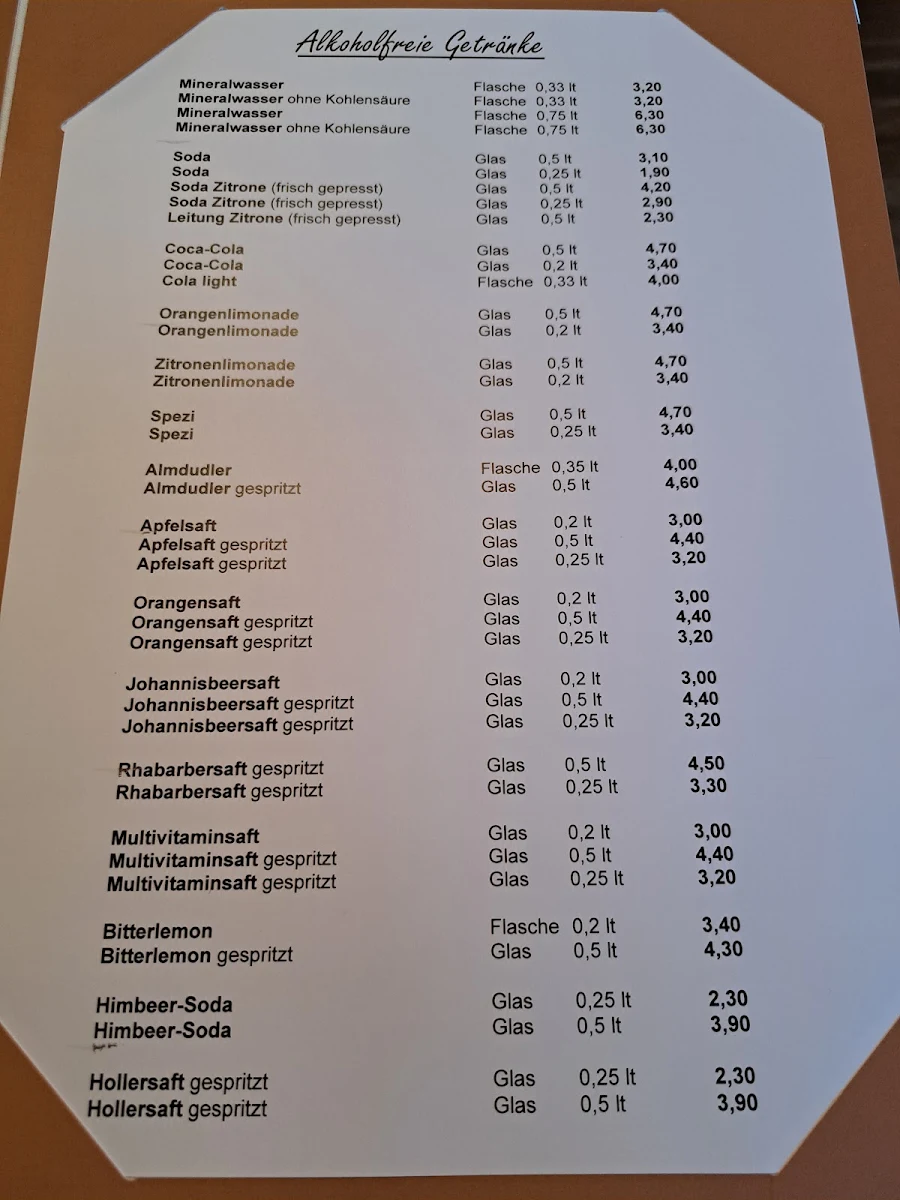 Speisekarte photo 6