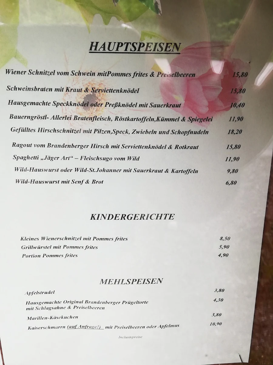 Speisekarte photo 2
