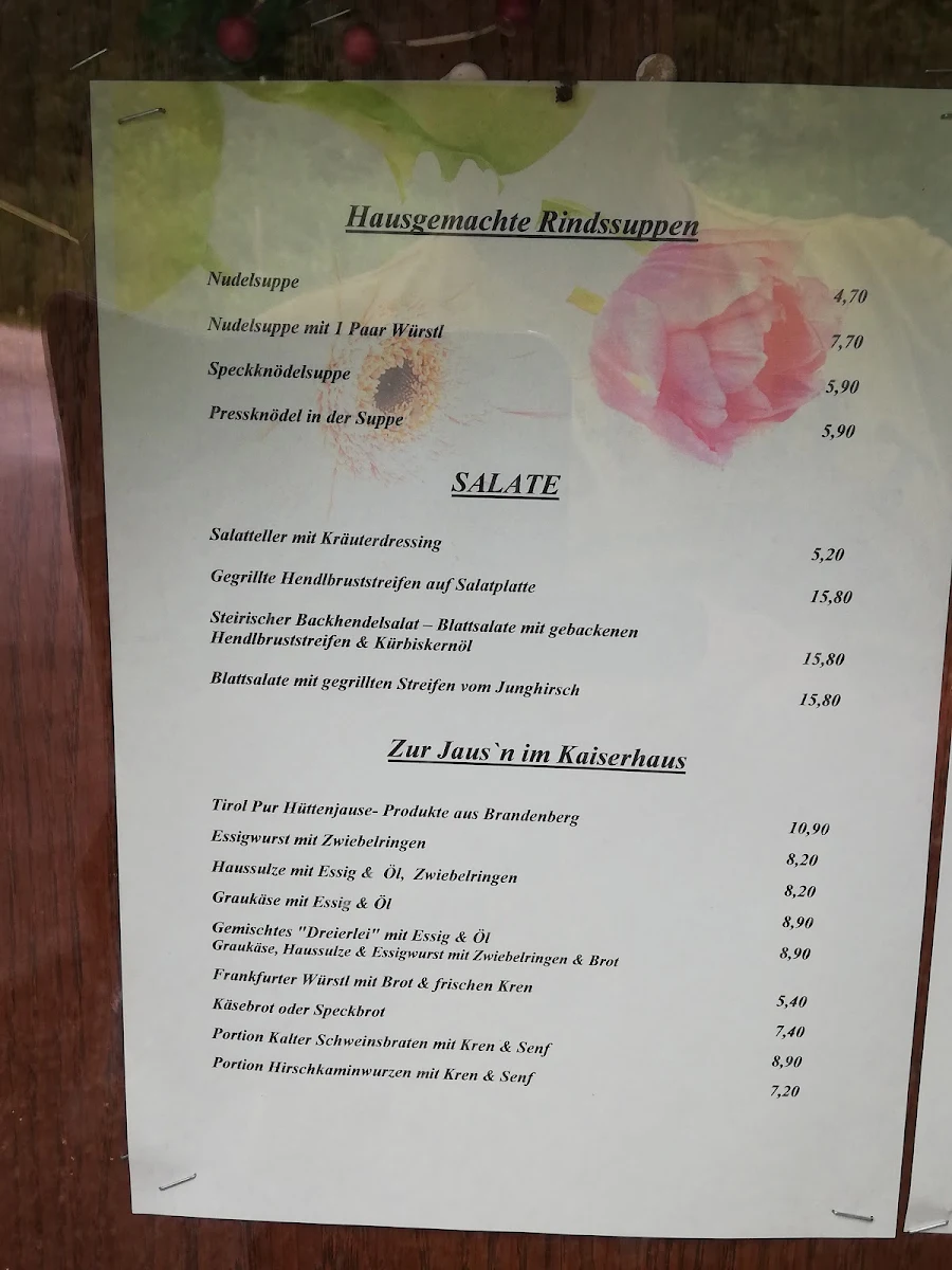 Speisekarte photo 5