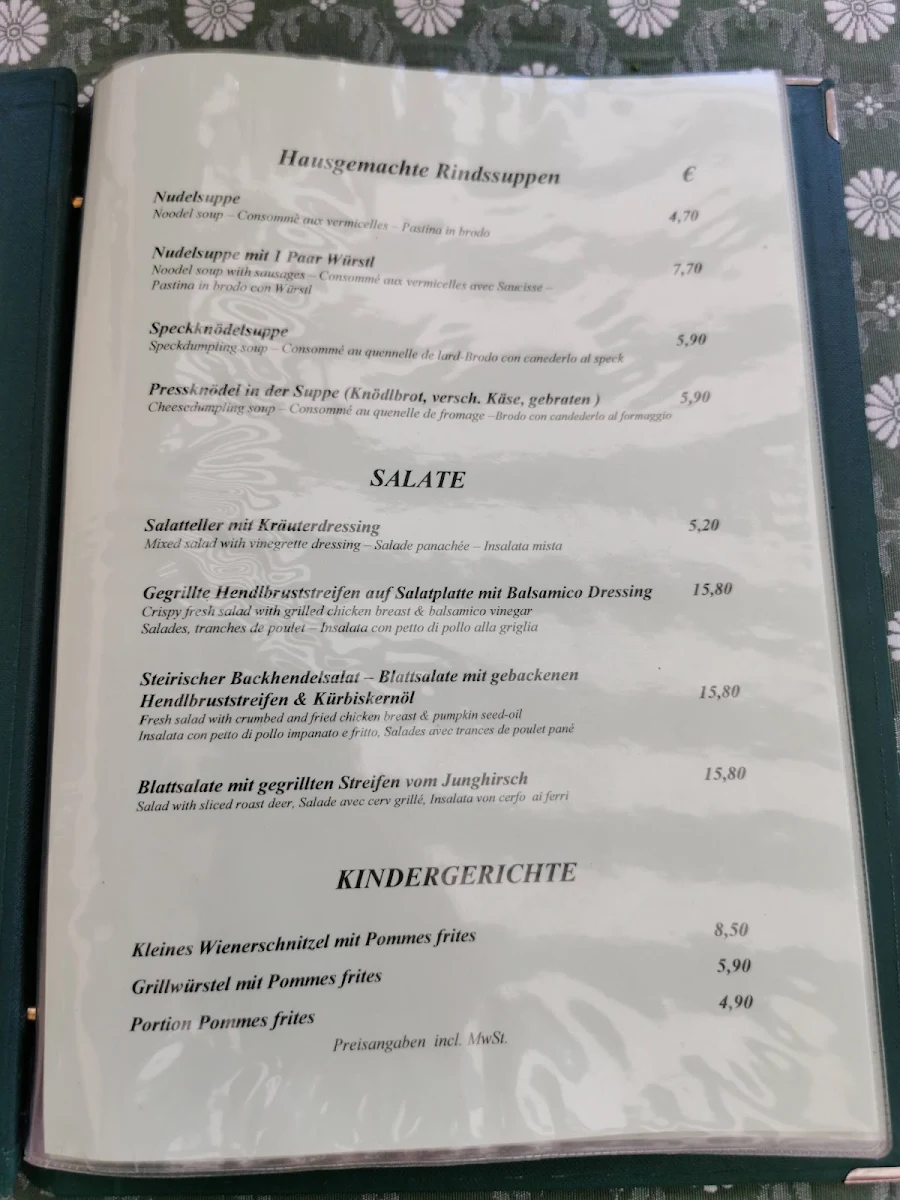 Speisekarte photo 6