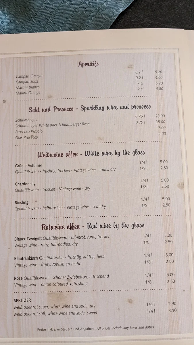 Speisekarte photo 2