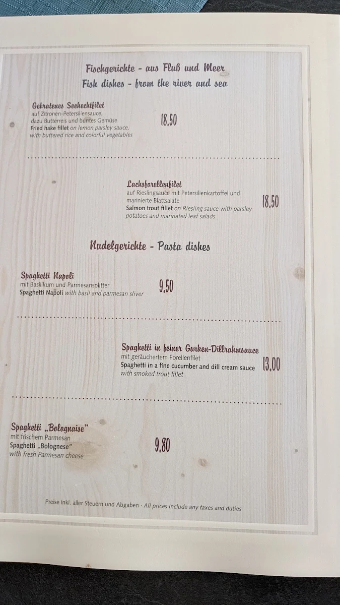Speisekarte photo 3