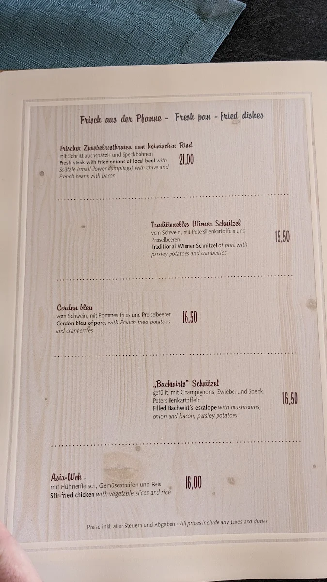 Speisekarte photo 7