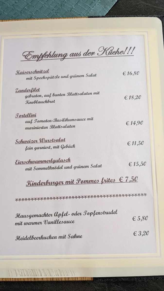 Speisekarte photo 8