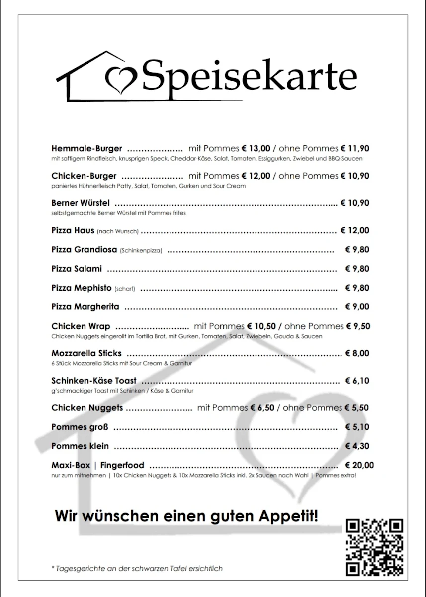 Speisekarte photo 1