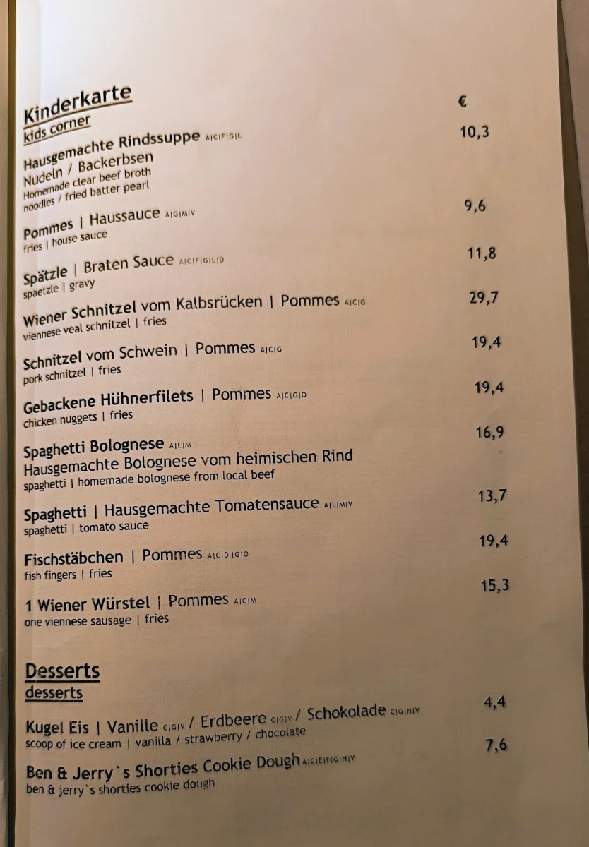 Speisekarte photo 9