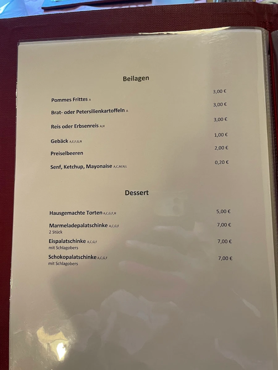 Speisekarte photo 2