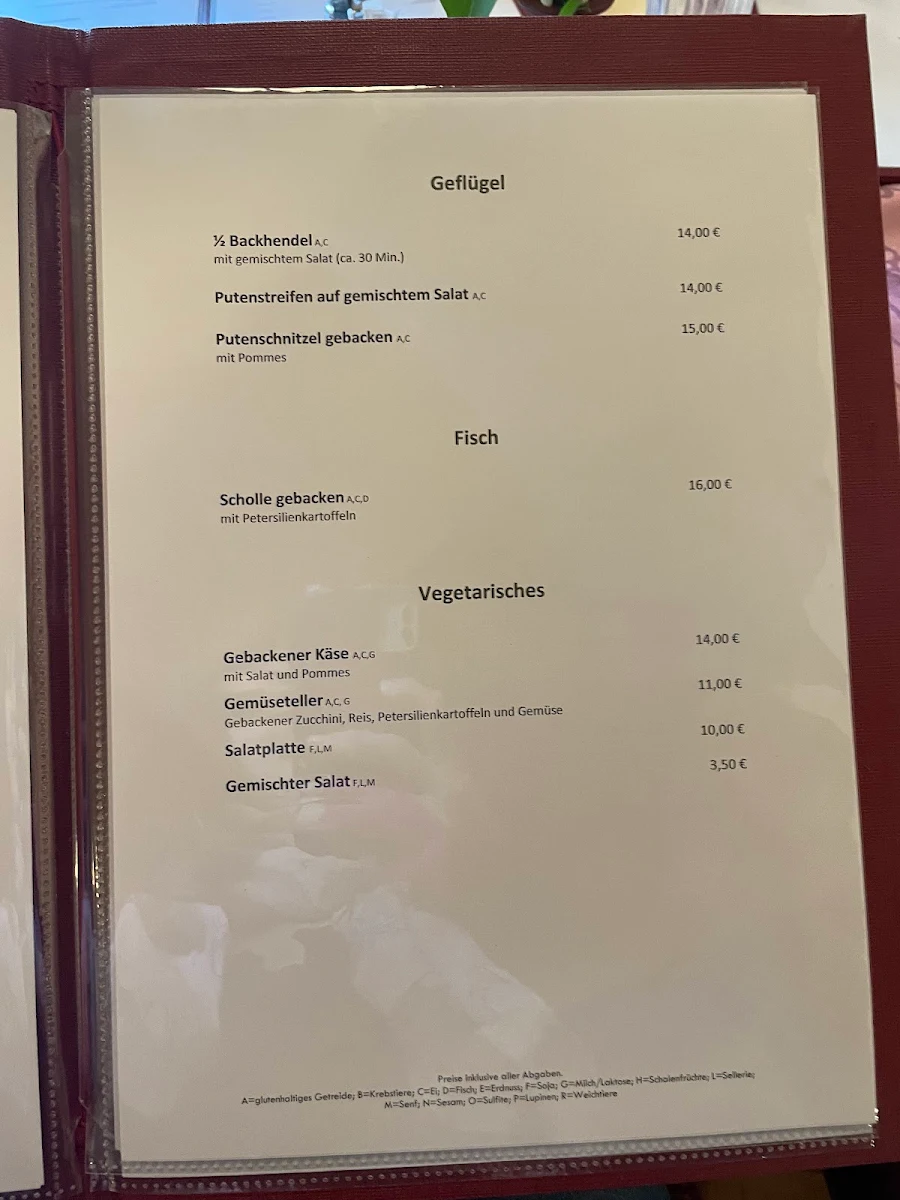 Speisekarte photo 3
