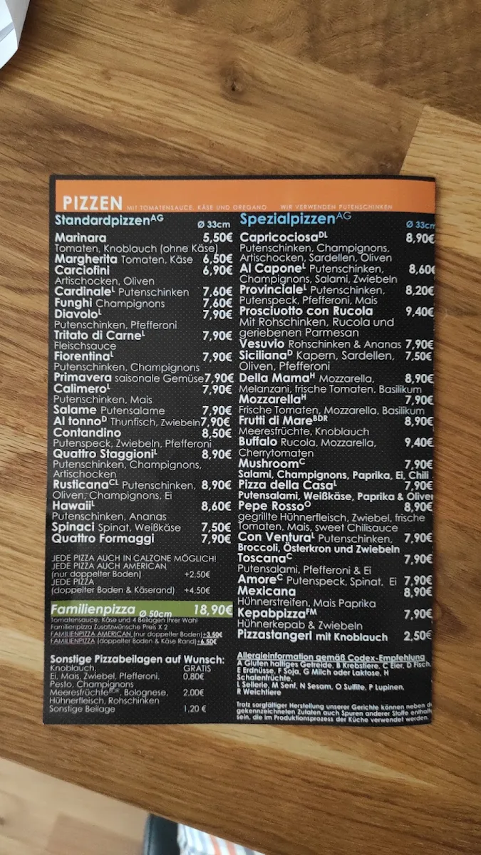 Speisekarte photo 2