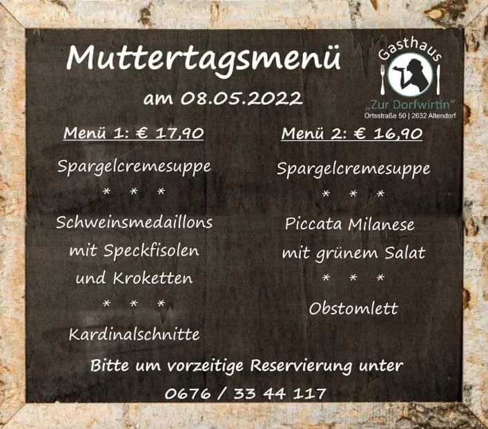 Speisekarte photo 1
