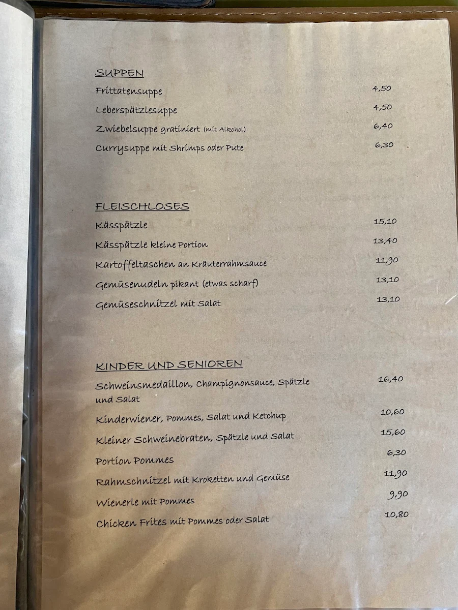 Speisekarte photo 3
