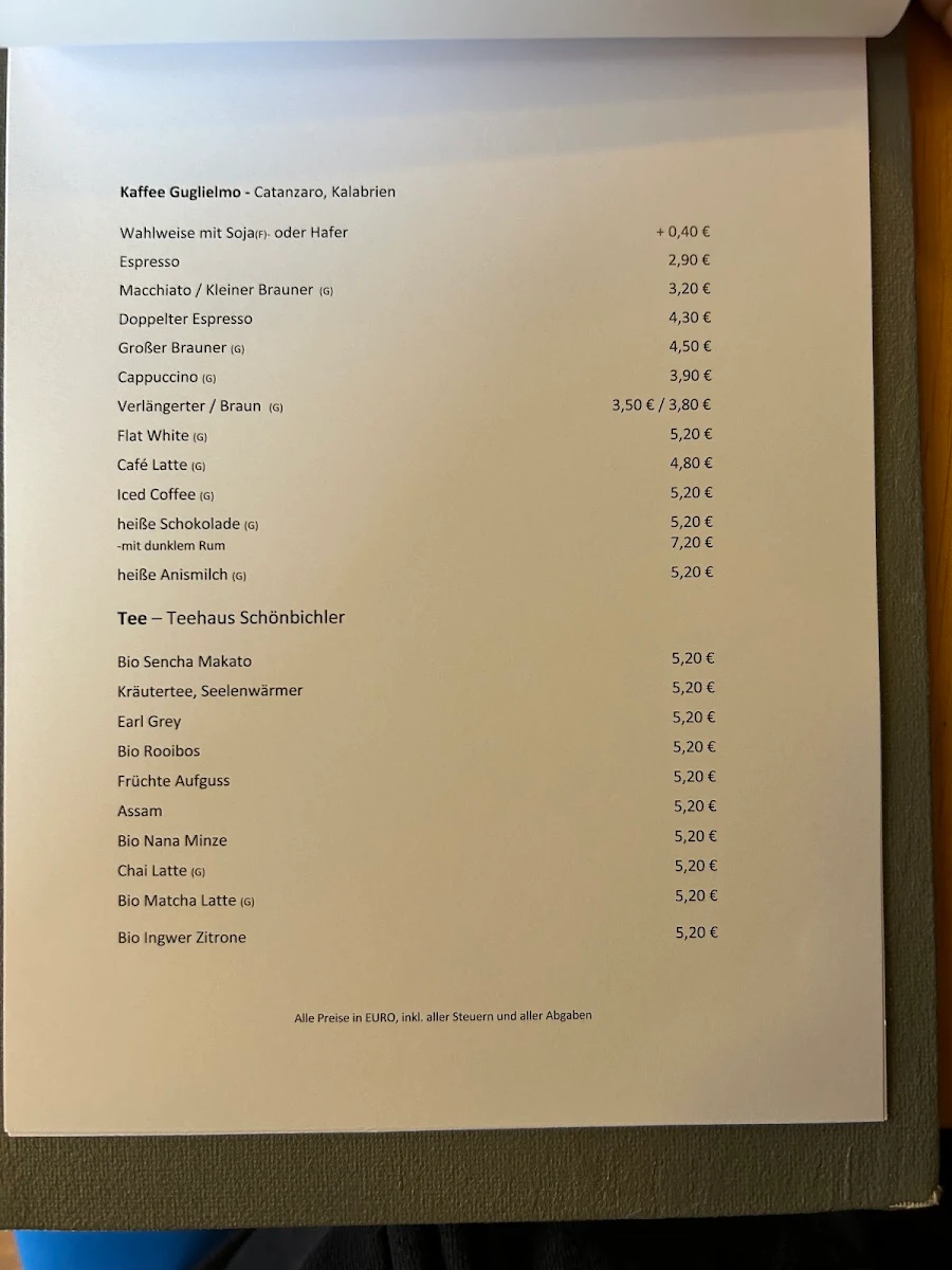 Speisekarte photo 2