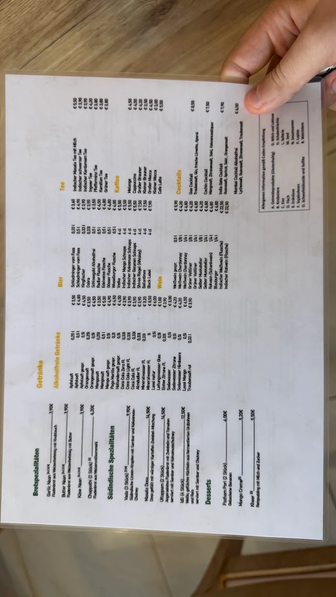 Speisekarte photo 1