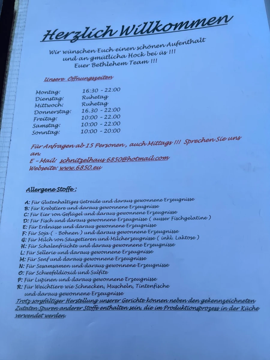 Speisekarte photo 4