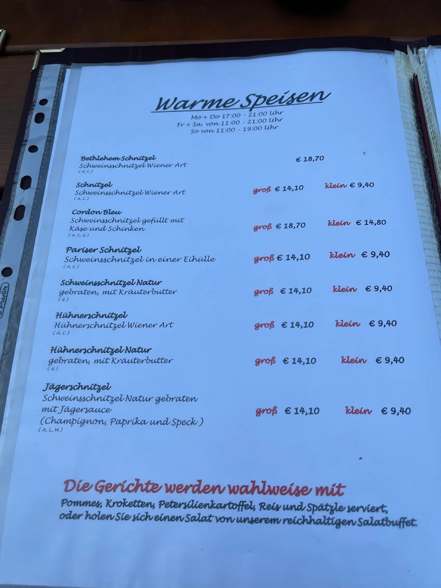 Speisekarte photo 6