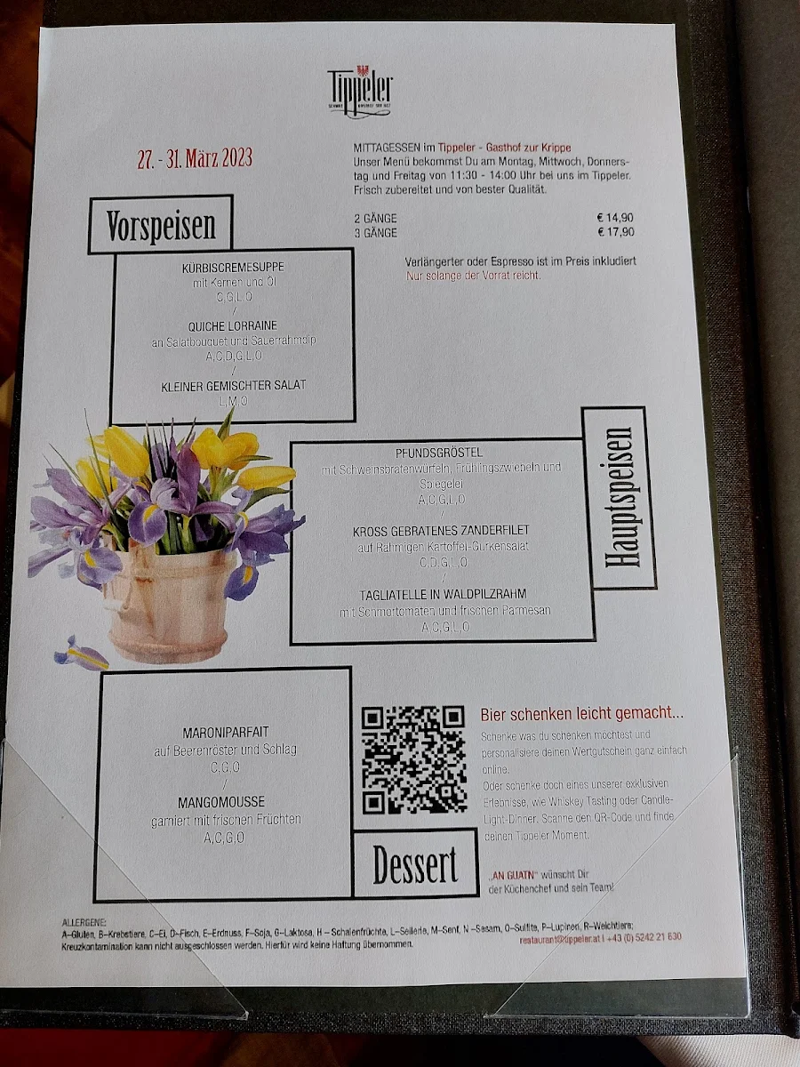 Speisekarte photo 2