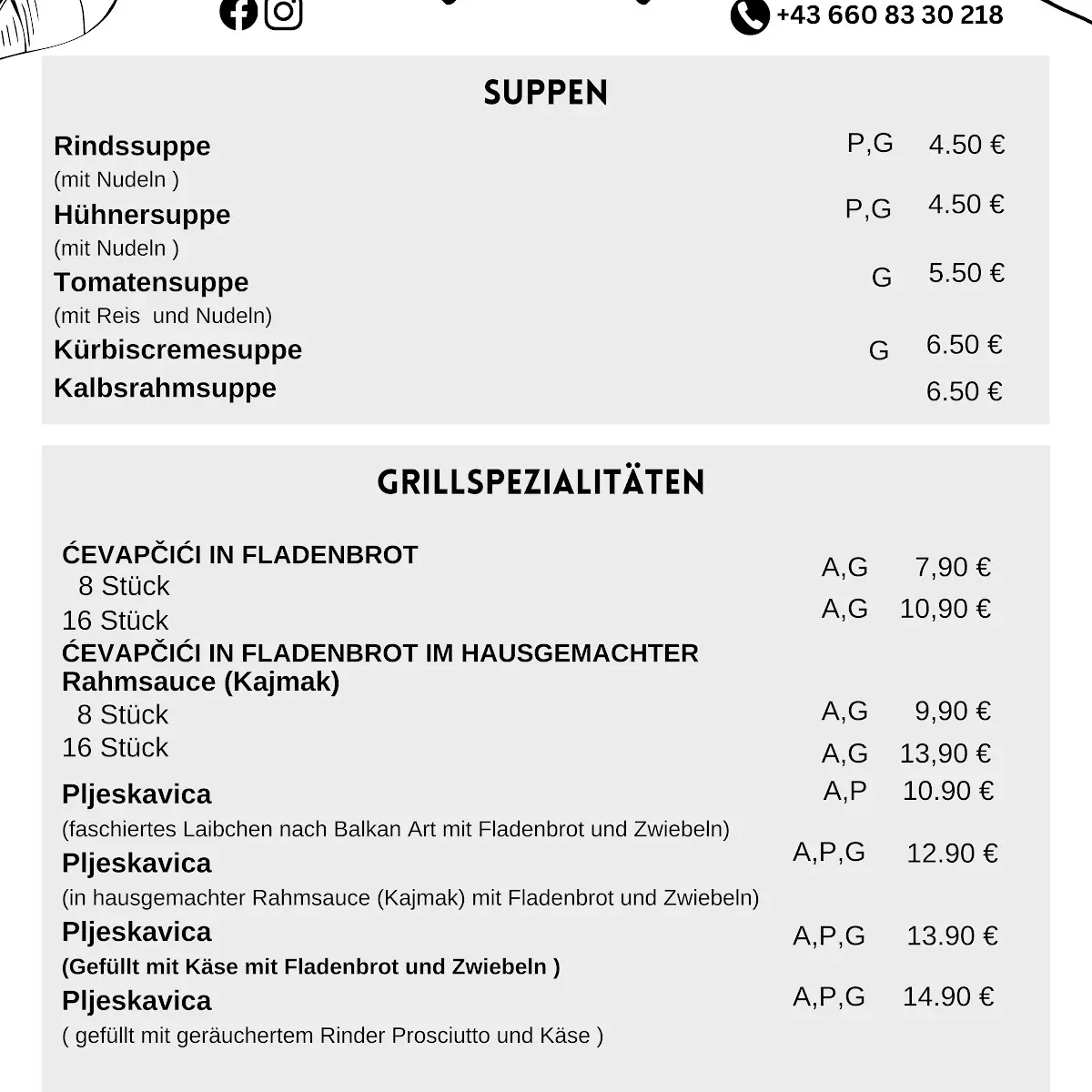 Speisekarte photo 9
