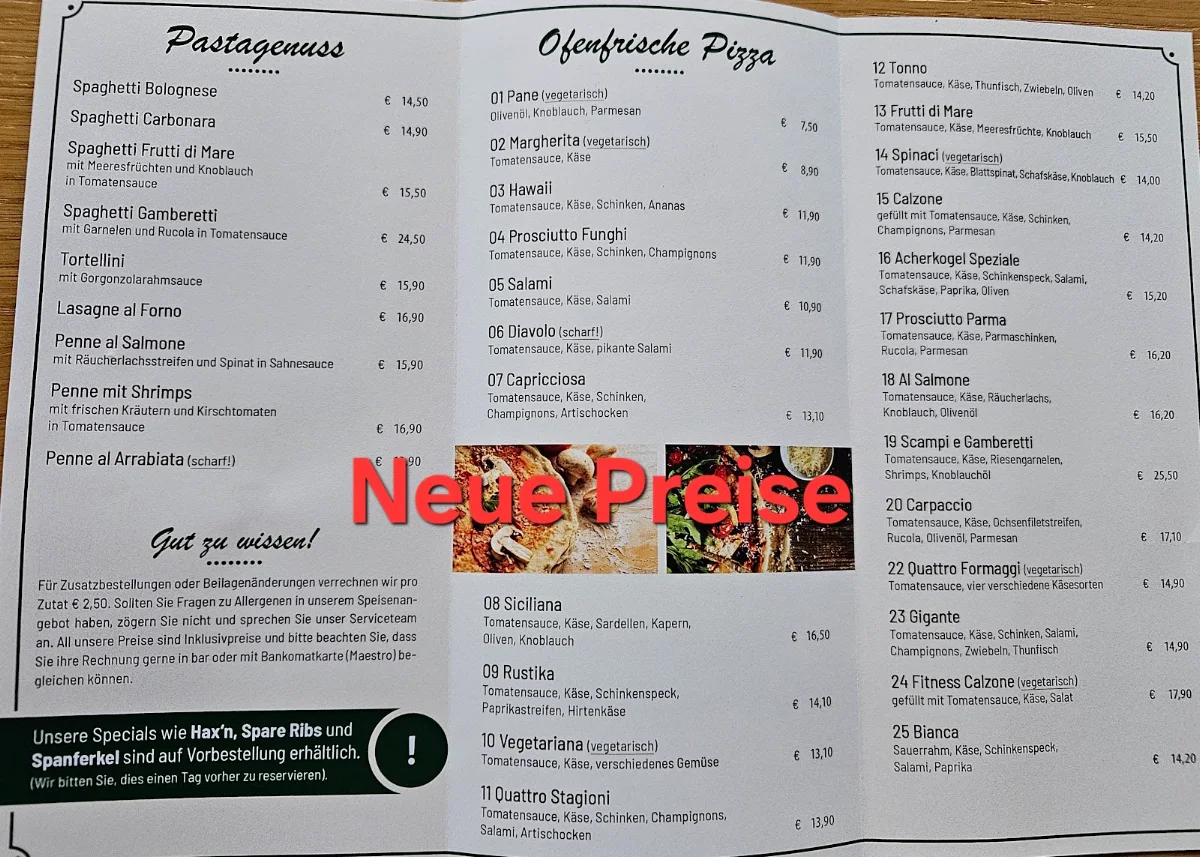 Speisekarte photo 4