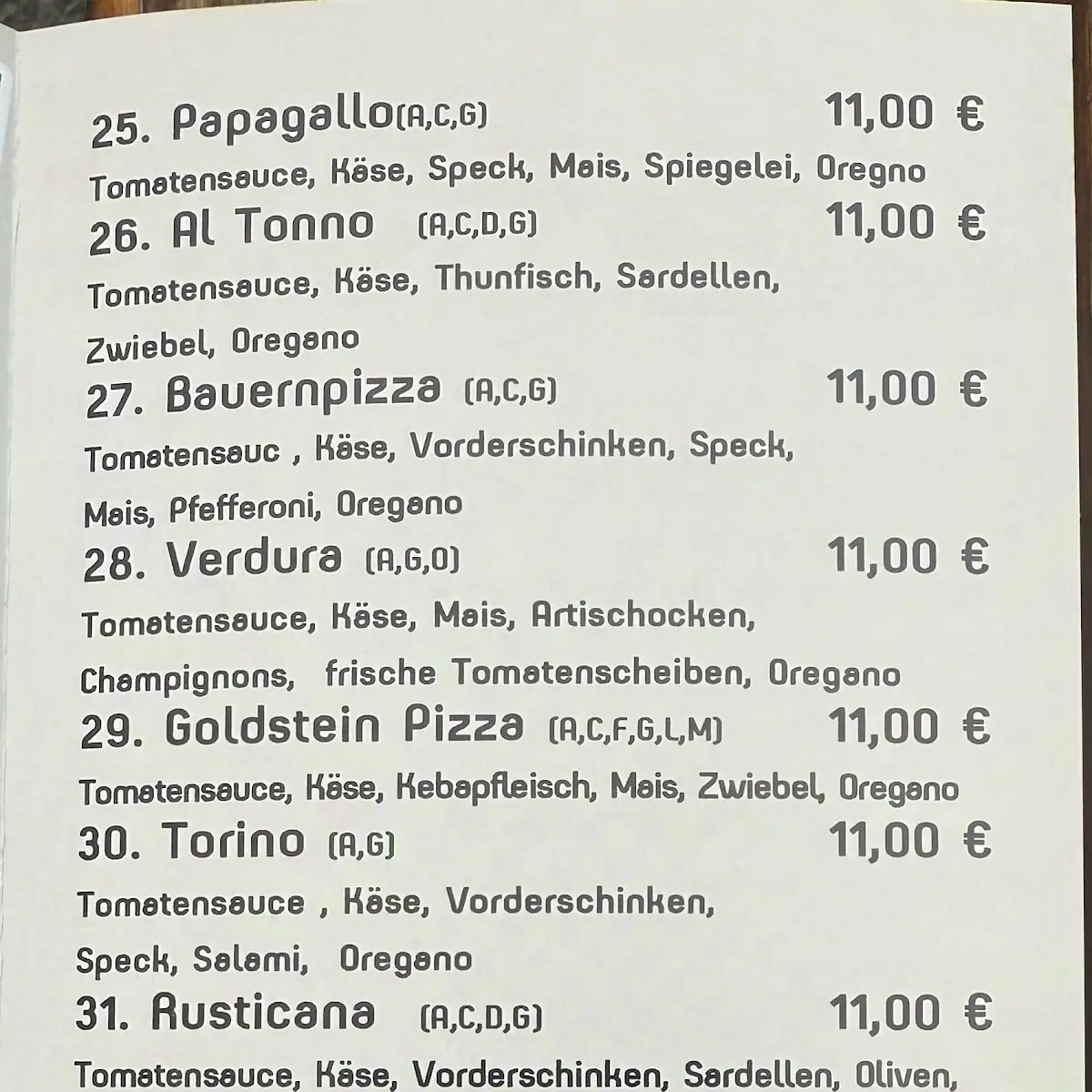 Speisekarte photo 3