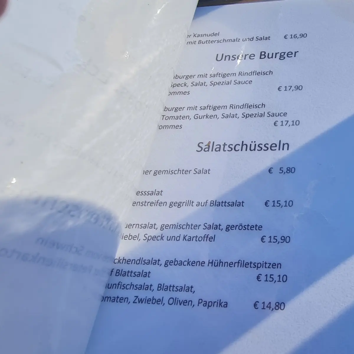 Speisekarte photo 5