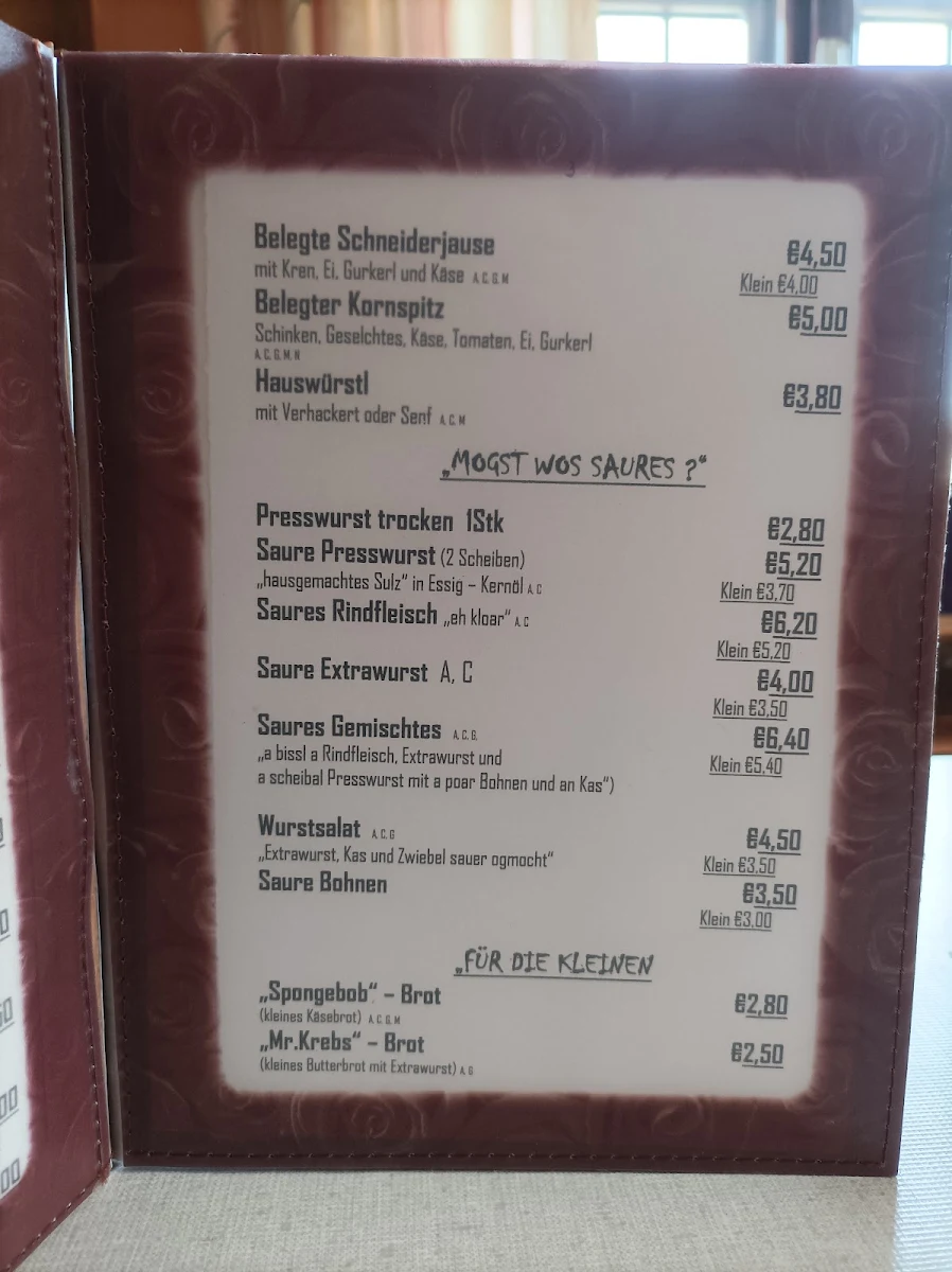 Speisekarte photo 2