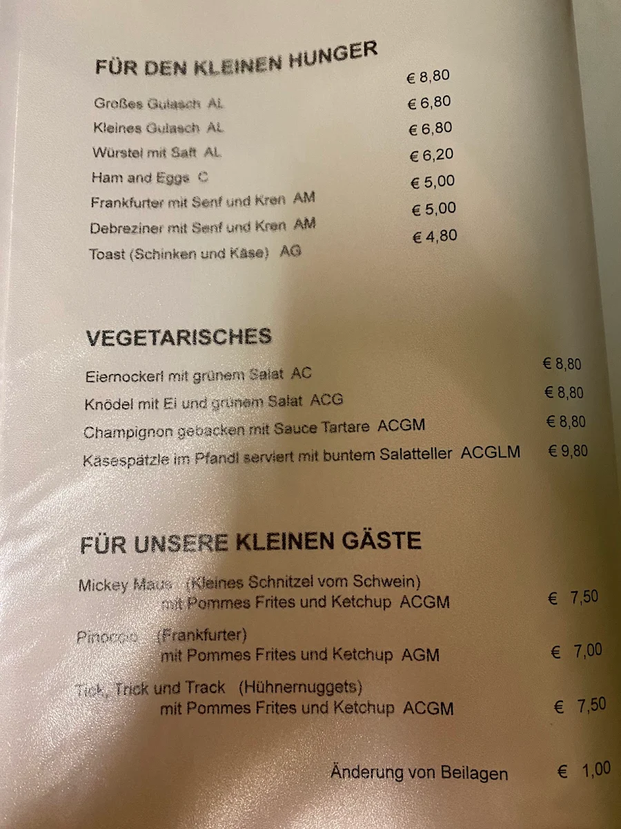 Speisekarte photo 1