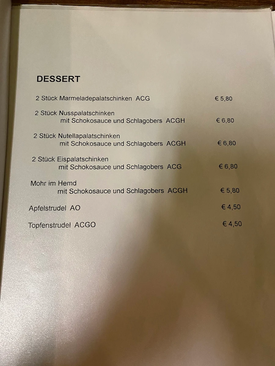 Speisekarte photo 3