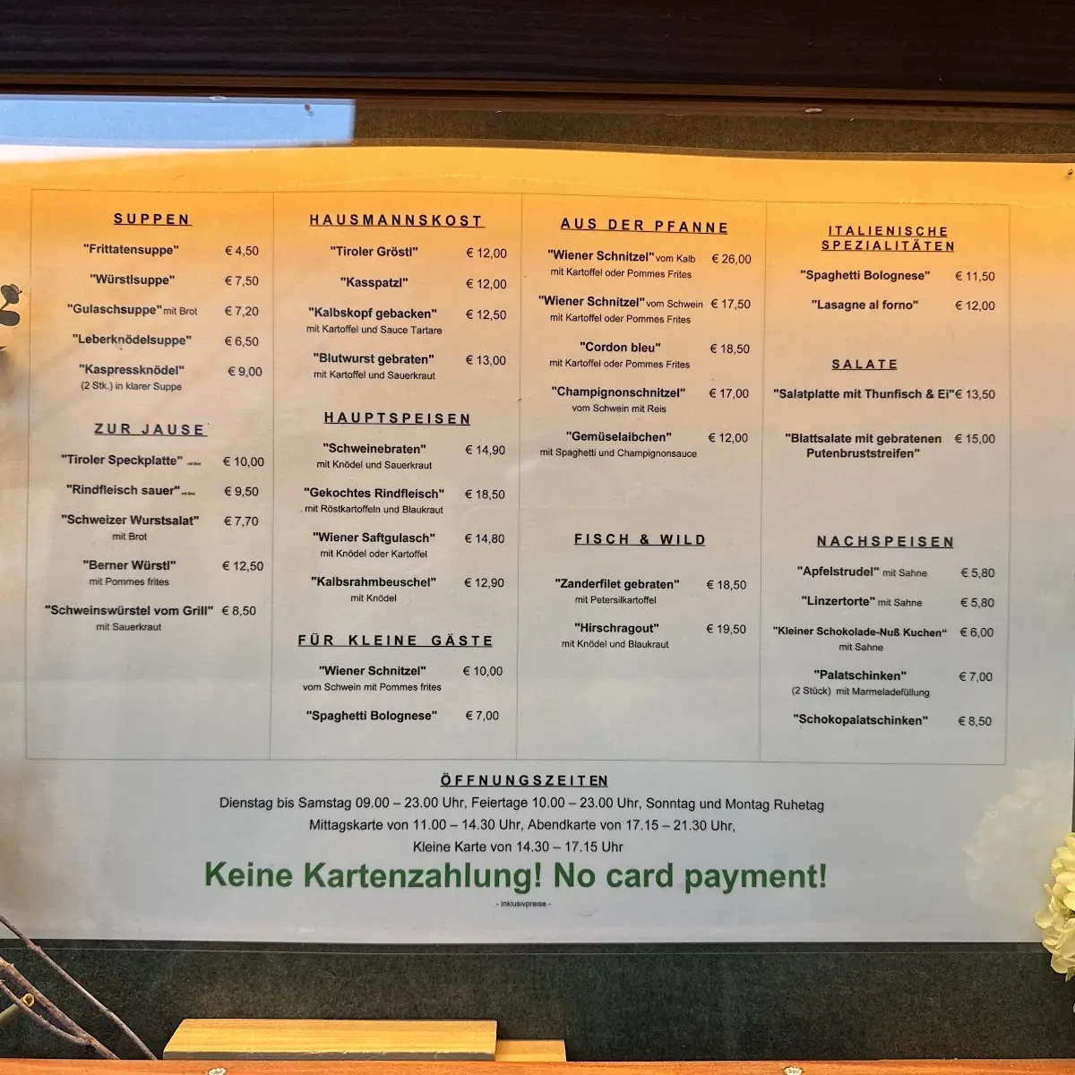 Speisekarte photo 4