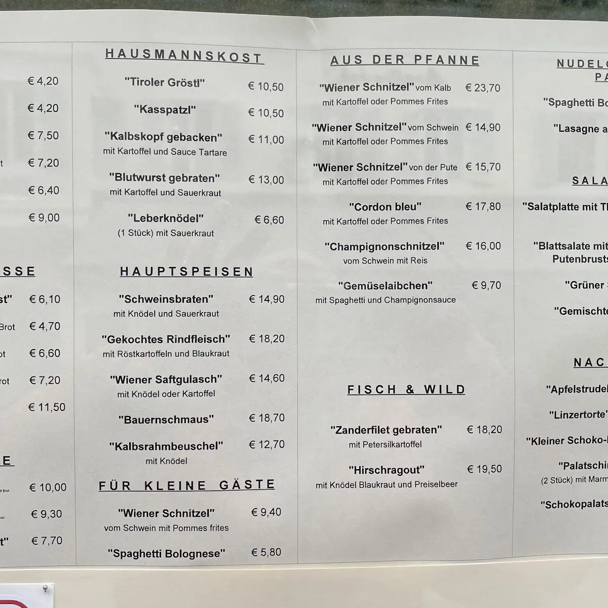 Speisekarte photo 7