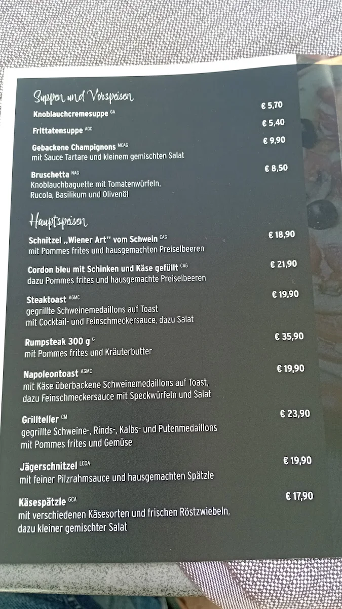 Speisekarte photo 1