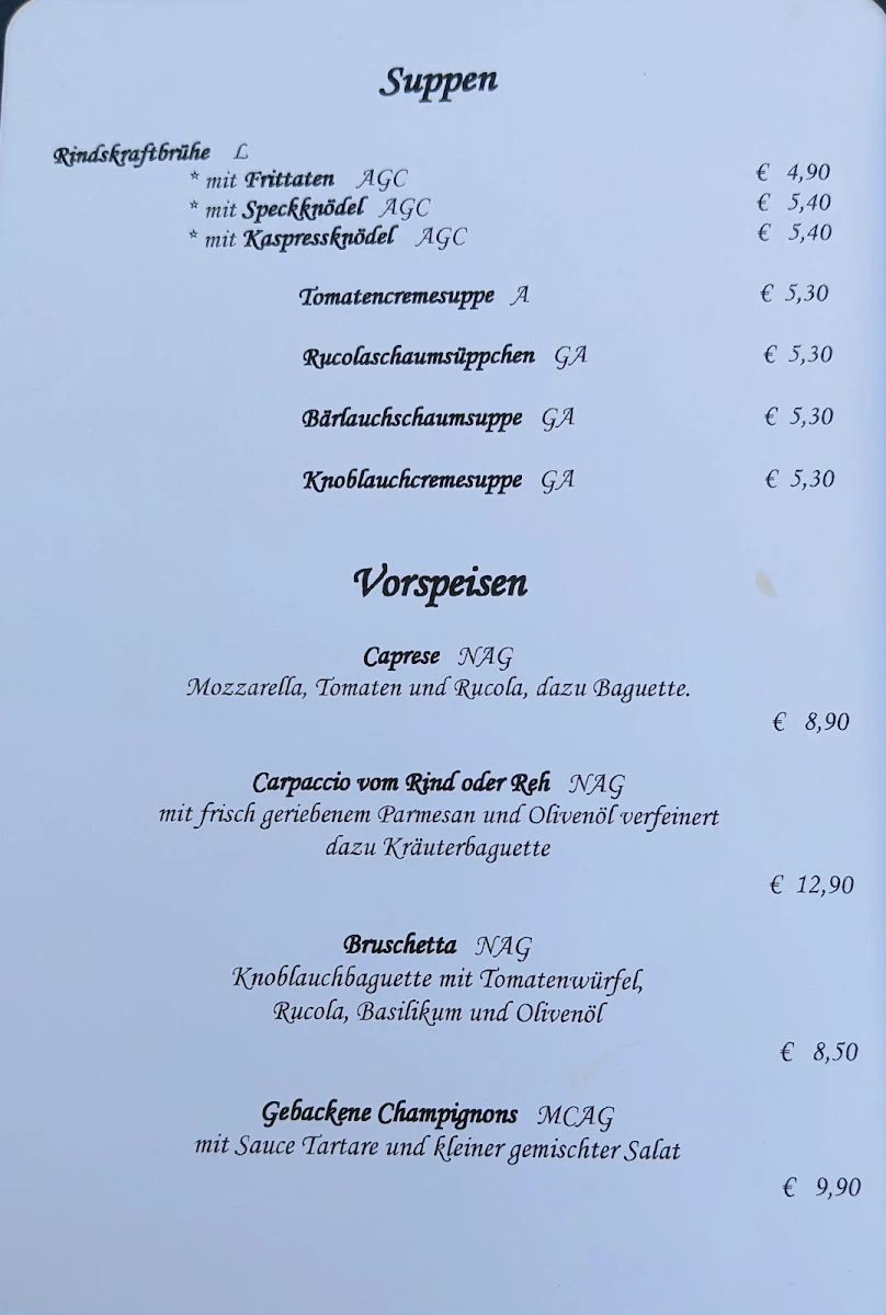 Speisekarte photo 8