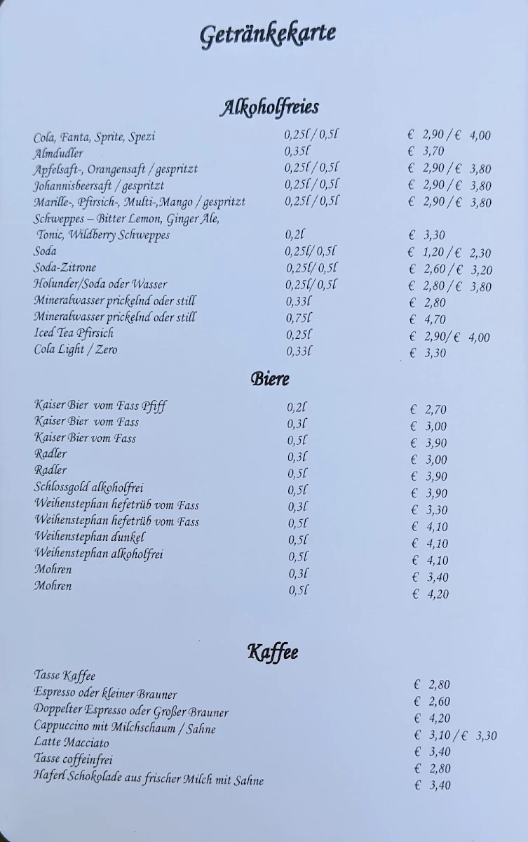Speisekarte photo 9