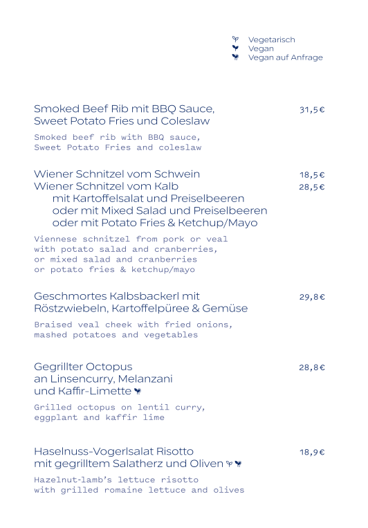 Speisekarte photo 2