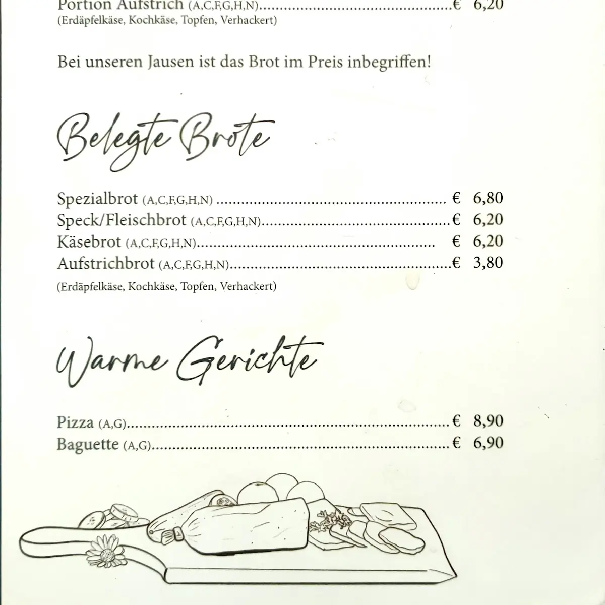 Speisekarte photo 5
