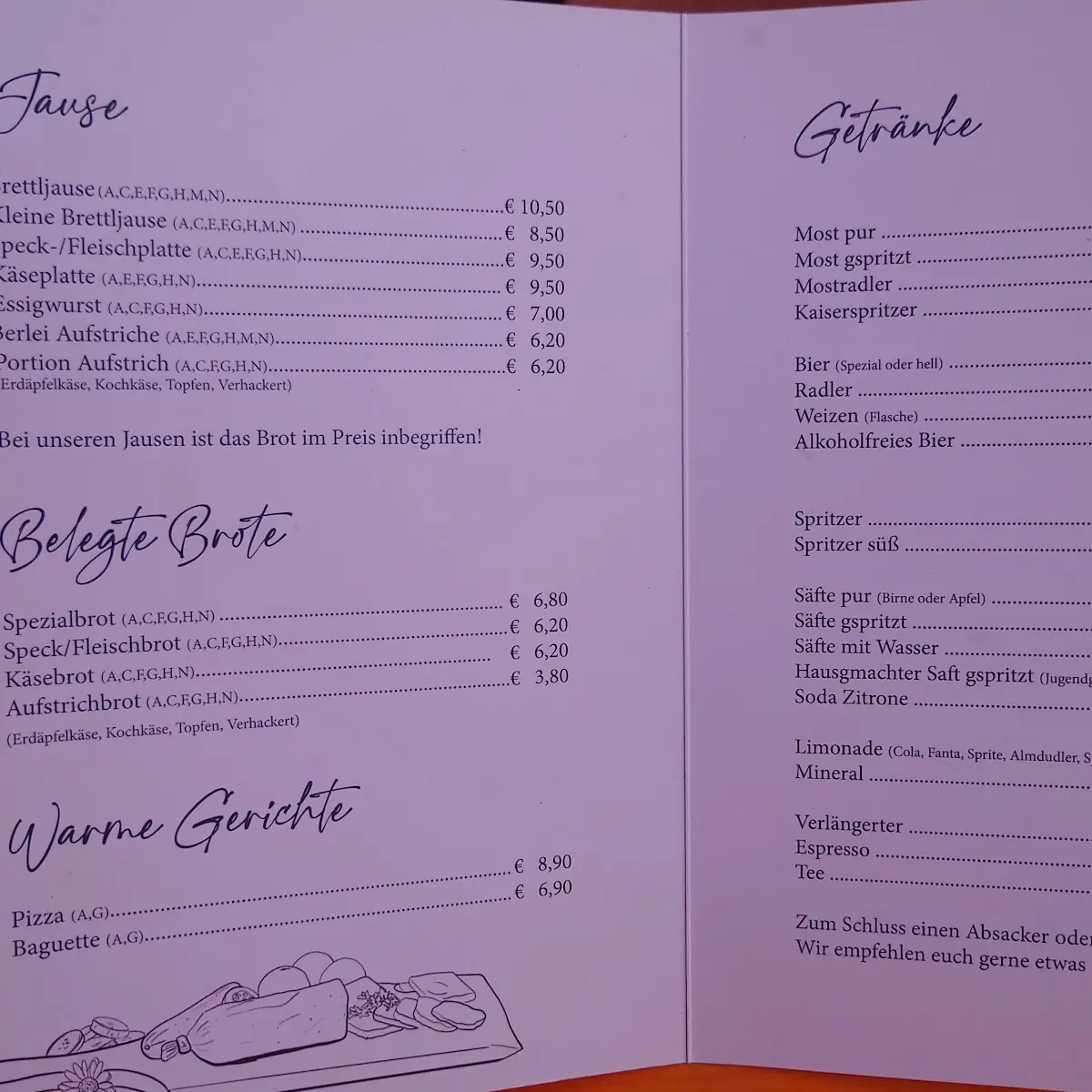 Speisekarte photo 6