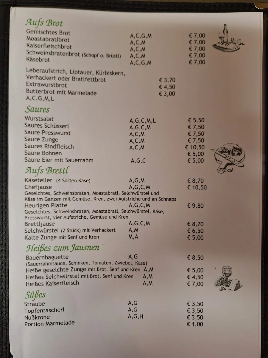 Speisekarte photo 1