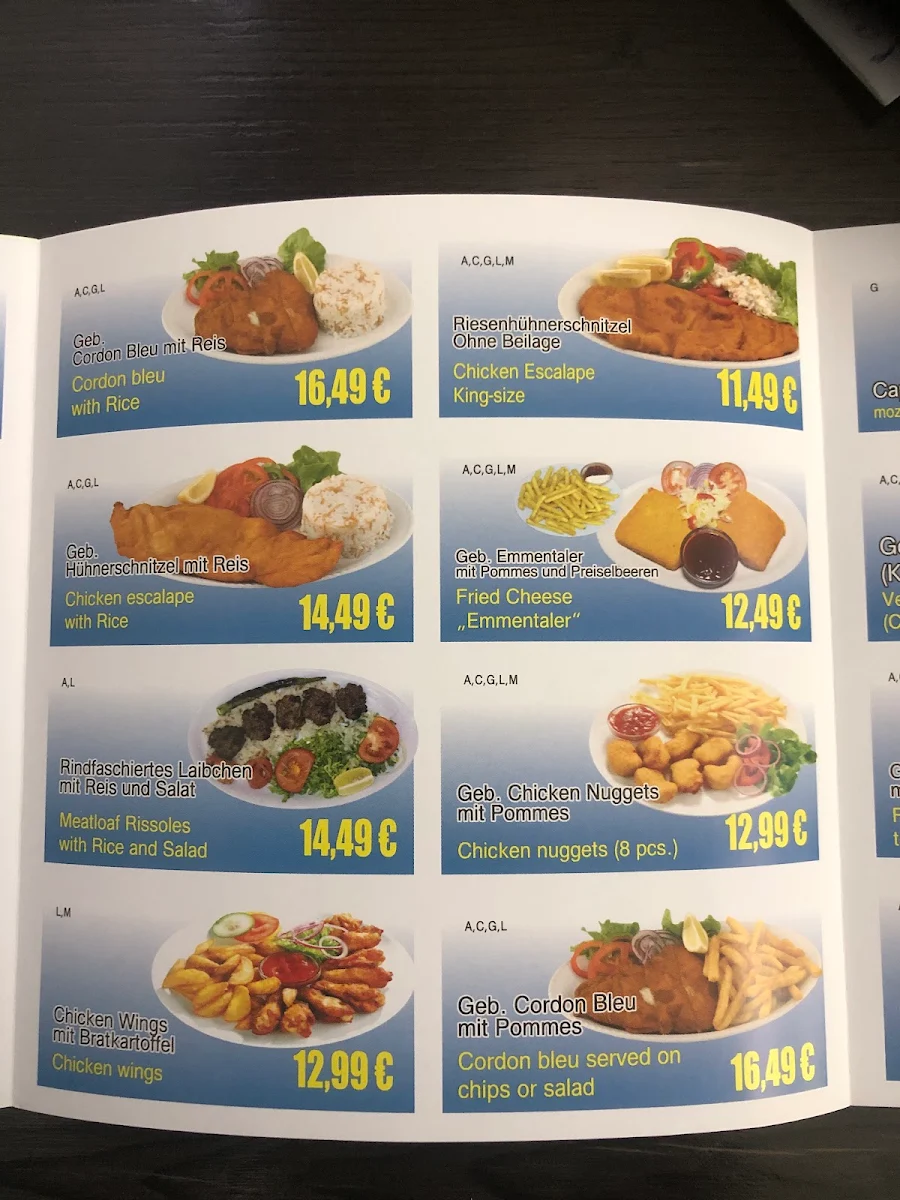 Speisekarte photo 5