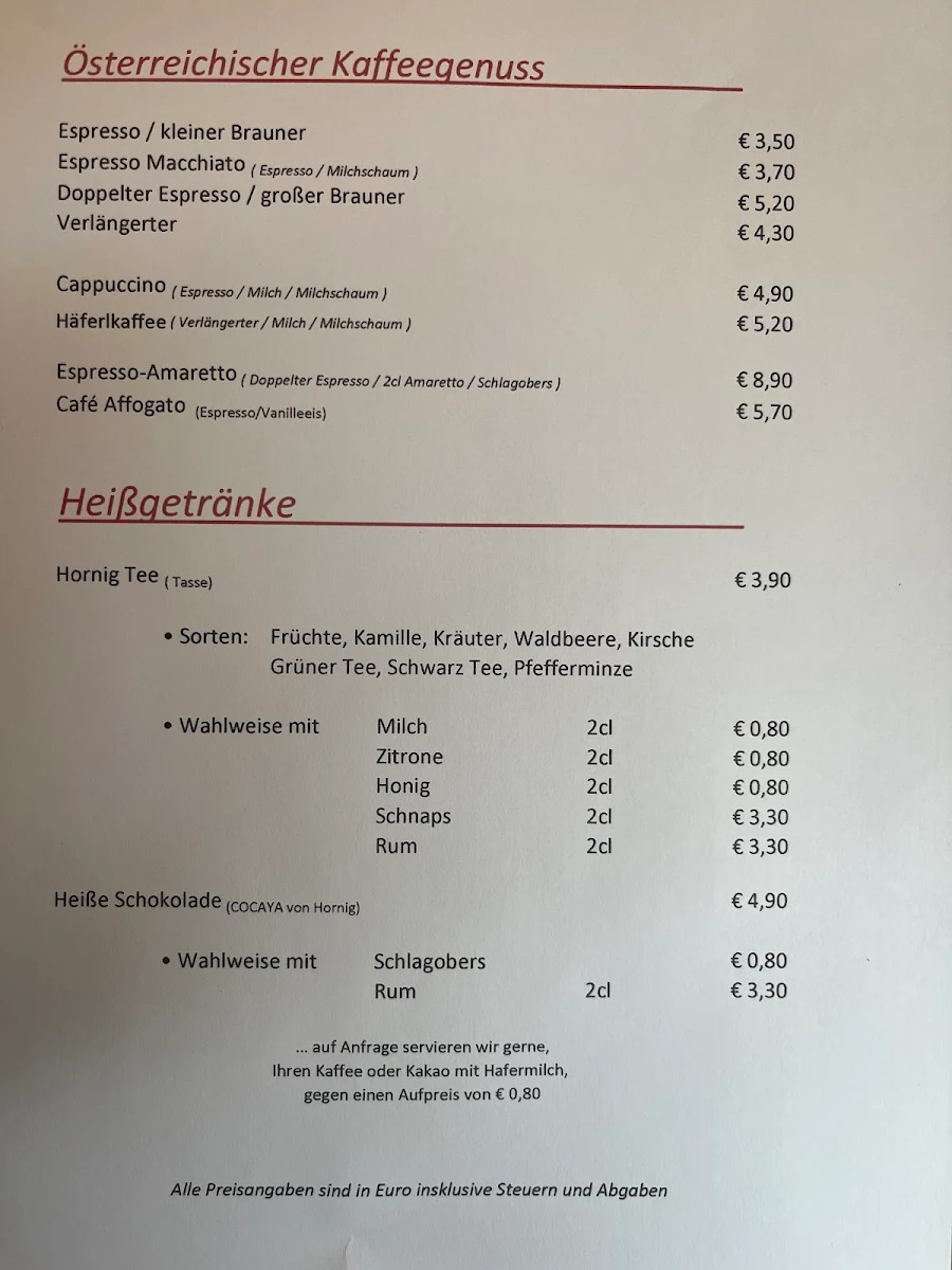 Speisekarte photo 2