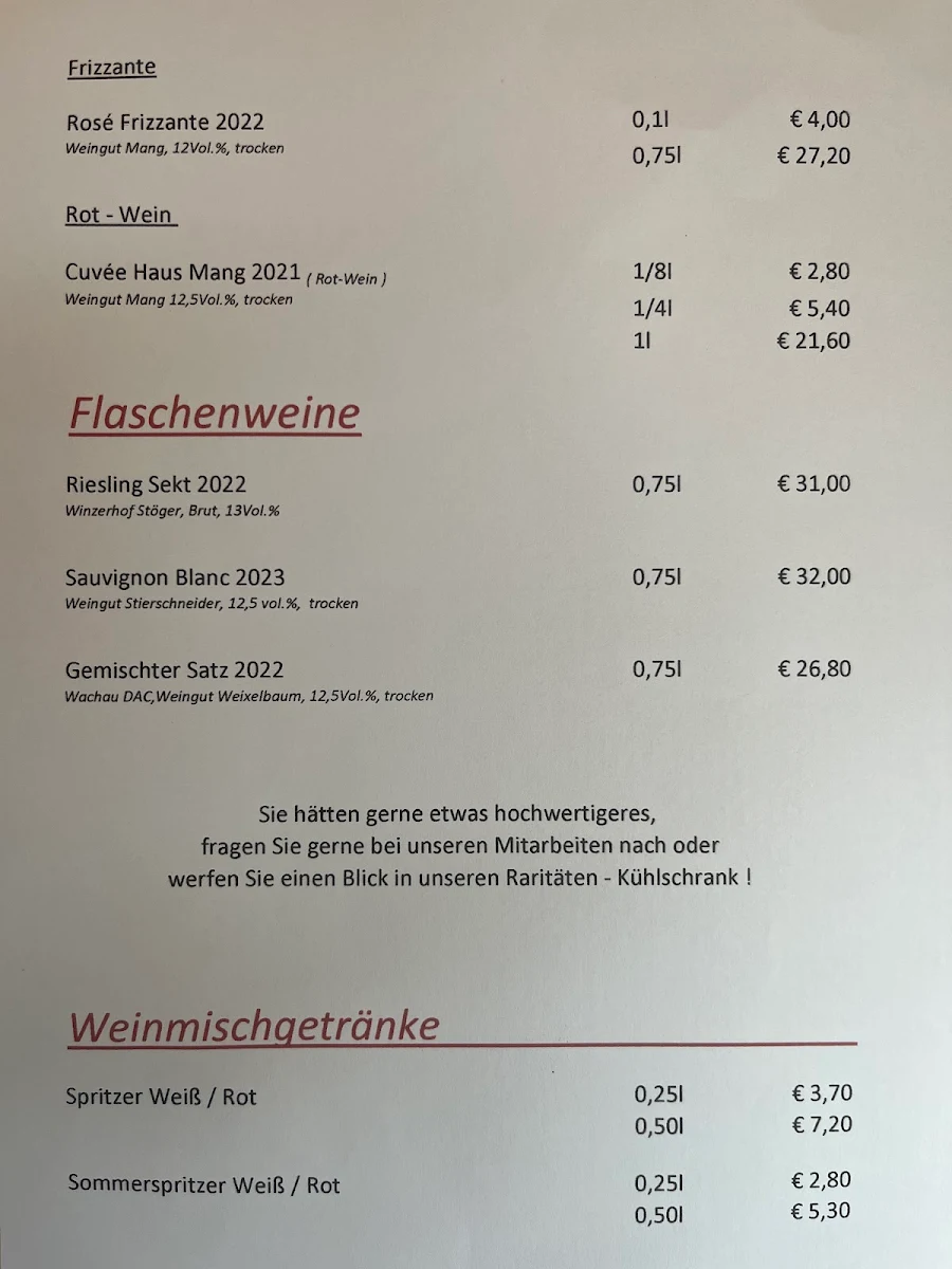 Speisekarte photo 5