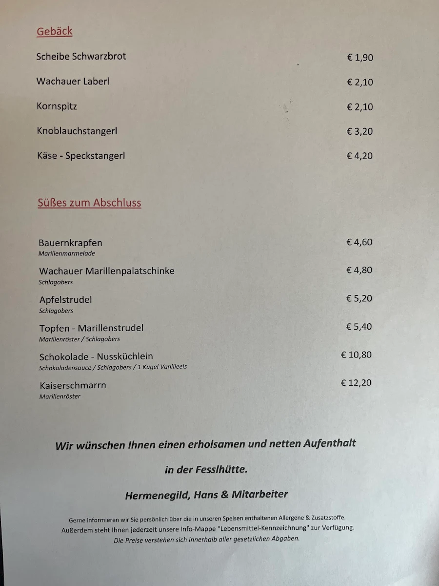 Speisekarte photo 7